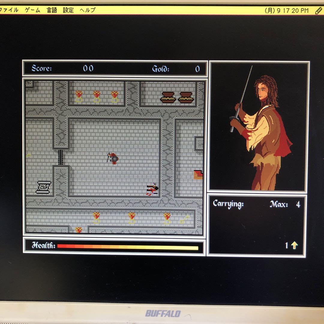 GATE／Macintosh用レトロゲーム アクション アドベンチャー
