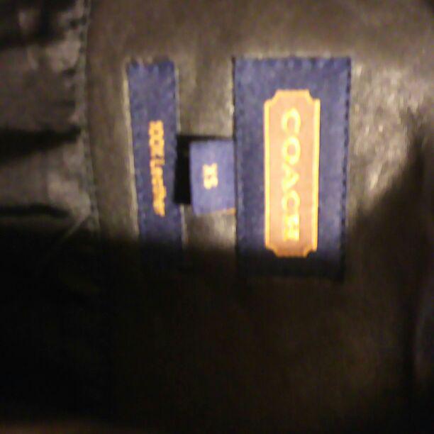 COACH レザーコート