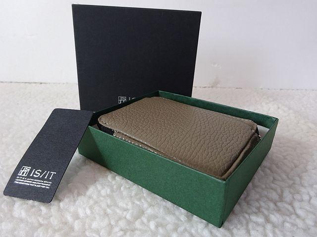 【新品/本物】 IS/IT（イズイット）L字ファスナー財布/トープ ￥8,800