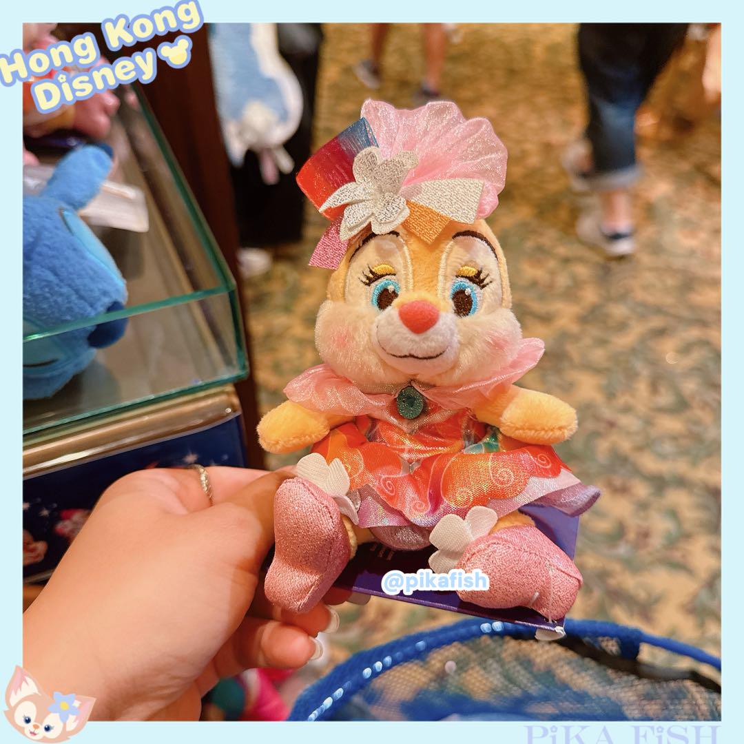 【新品未使用】ディズニー　クラリス　ぬいぐるみ　セット 最新☆正規品】クラリス 肩のせぬいぐるみ 20周年 香港