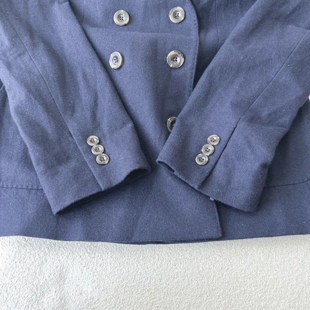 2023年✨マックスマーラ 紺ブレ テーラードジャケット ダブルブレスト XL 2023年✨マックスマーラ 紺ブレ テーラードジャケット ダブルブレスト XL