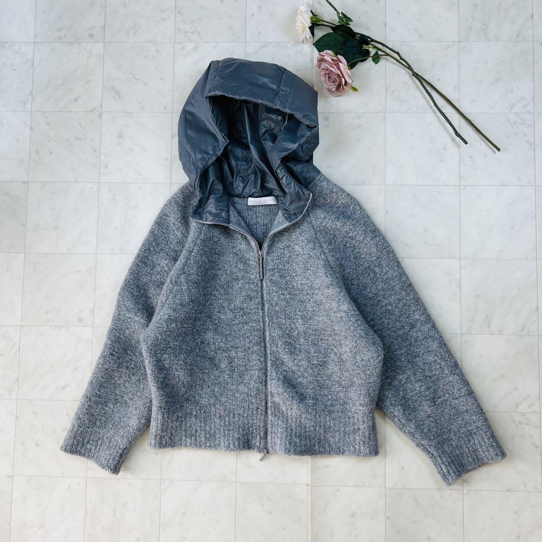 beautifulcrin　モニーレ　ニットブルゾン　アルパカ混　M