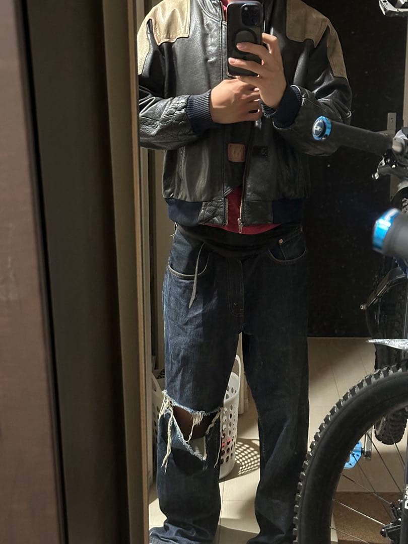 m.jurian ヴィンテージ レザージャケットM RODOVICO_COM_BR