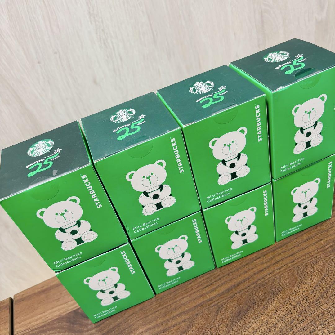 お礼や感謝伝えるプチギフト スターバックス ベアリスタ 8体セット 限定 25周年 その他