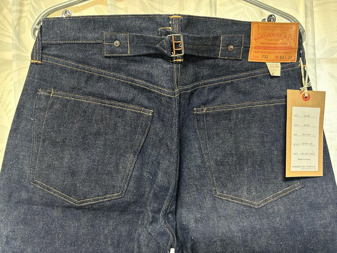WAREHOUSE Lot 700 W34 L34 ストレートデニム WAREHOUSE Lot 700 W34 L34 ストレートデニム