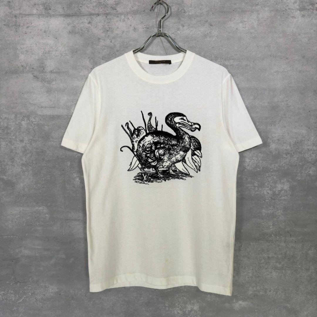 『LOUIS VUITTON』ルイヴィトン (S) パイルジャガードTシャツ