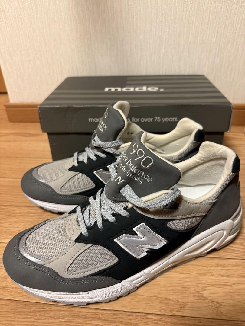 New Balance 990v2 Silver Mink シルバーミンク M990XG2 ニューバランス 990v2 M990XG2シルバーミンク 28.5 - メルカリ