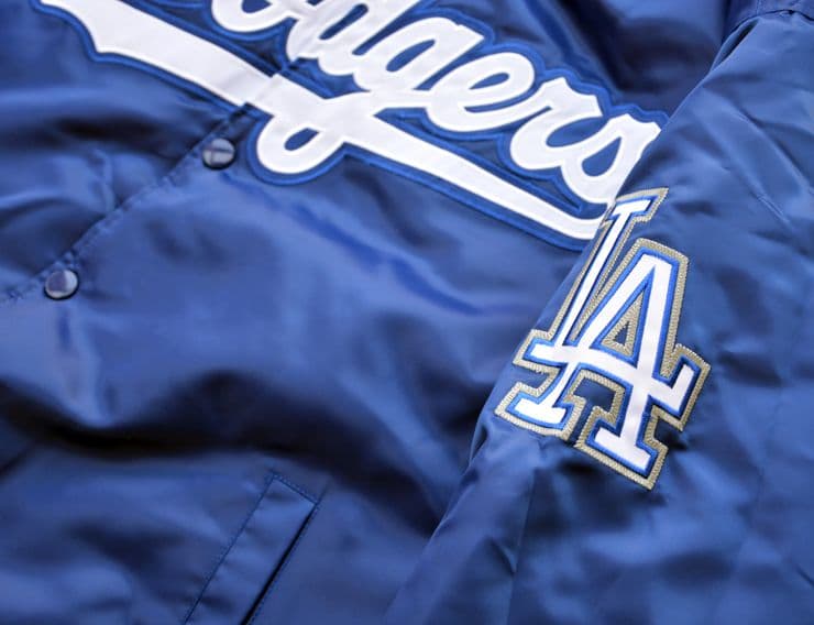 マジェスティック MLB ロサンゼルス ドジャース スタジャン ジャケット L マジェスティック MLB ロサンゼルス ドジャース スタジャン ジャケット L