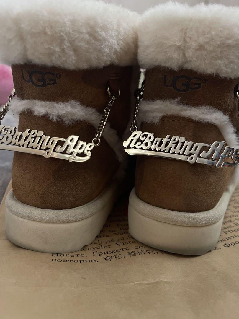 【 BAPE X UGG 】CLASSIC MINI　値下げ中着用回数１回〜2回程