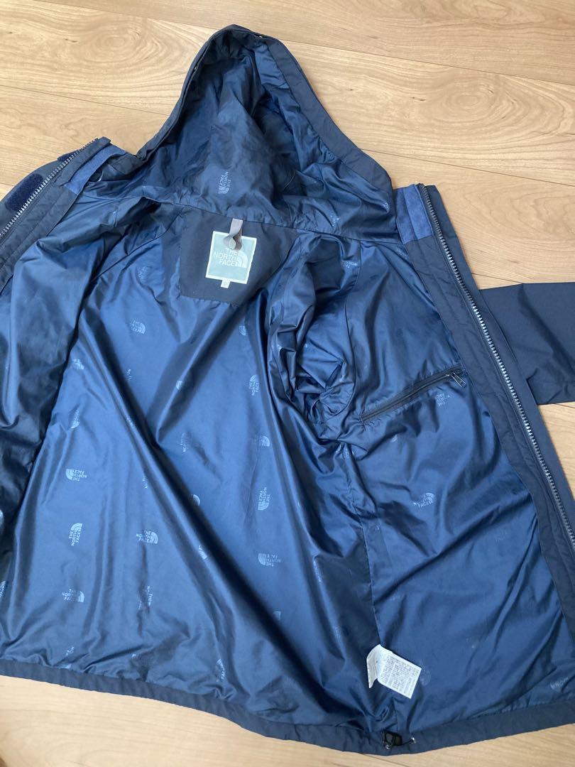 美品 THE NORTH FACE ダウン&マウンテン 3way L ネイビー