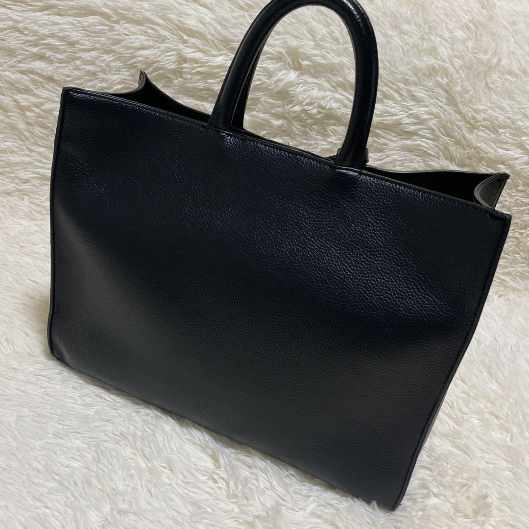 専用　SLOBE IENA ブラックトートバッグ A4サイズ対応 美品スローブイエナ BIGトートバッグ ブラック SLOBE IENA