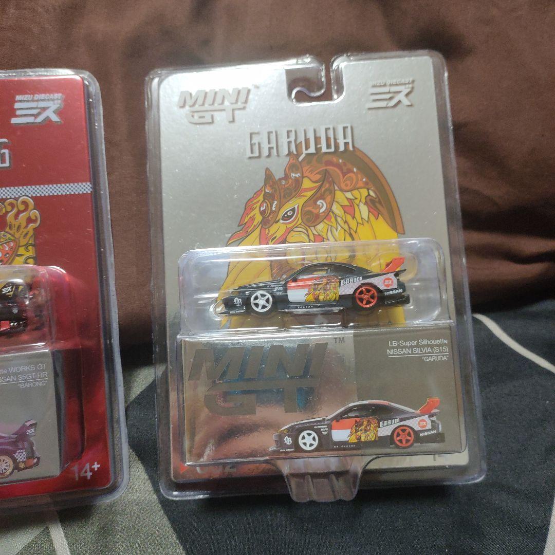 MINIGT ミズダイキャスト LBWK 35GTR シルビア セット