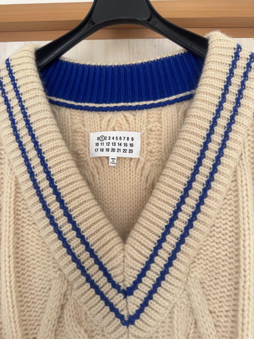Maison Margiela ケーブルニットベスト S - メルカリ