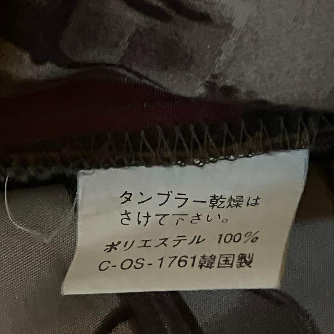 ポリシャツ　レトロ　楽器　音楽　総柄　韓国製　くすみカラー　古着　M〜L程