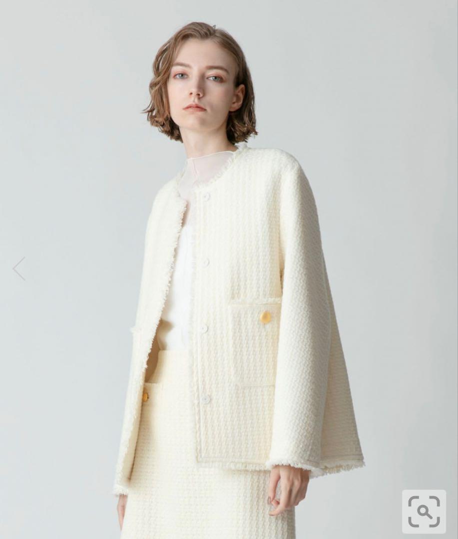 【24年購入】allureville【定価:59,400円】ツイードジャケット