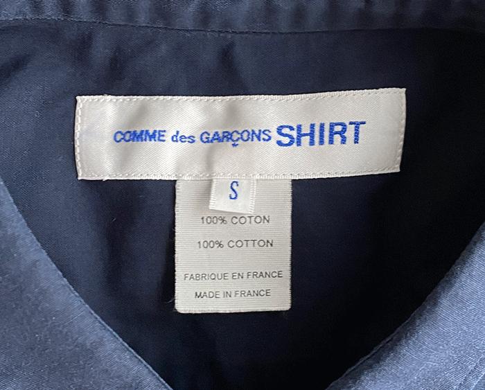 超歓迎通販 COMME des GARCONS SHIRT チビ襟 NAVY 7Ci6r-m67781602327 セール