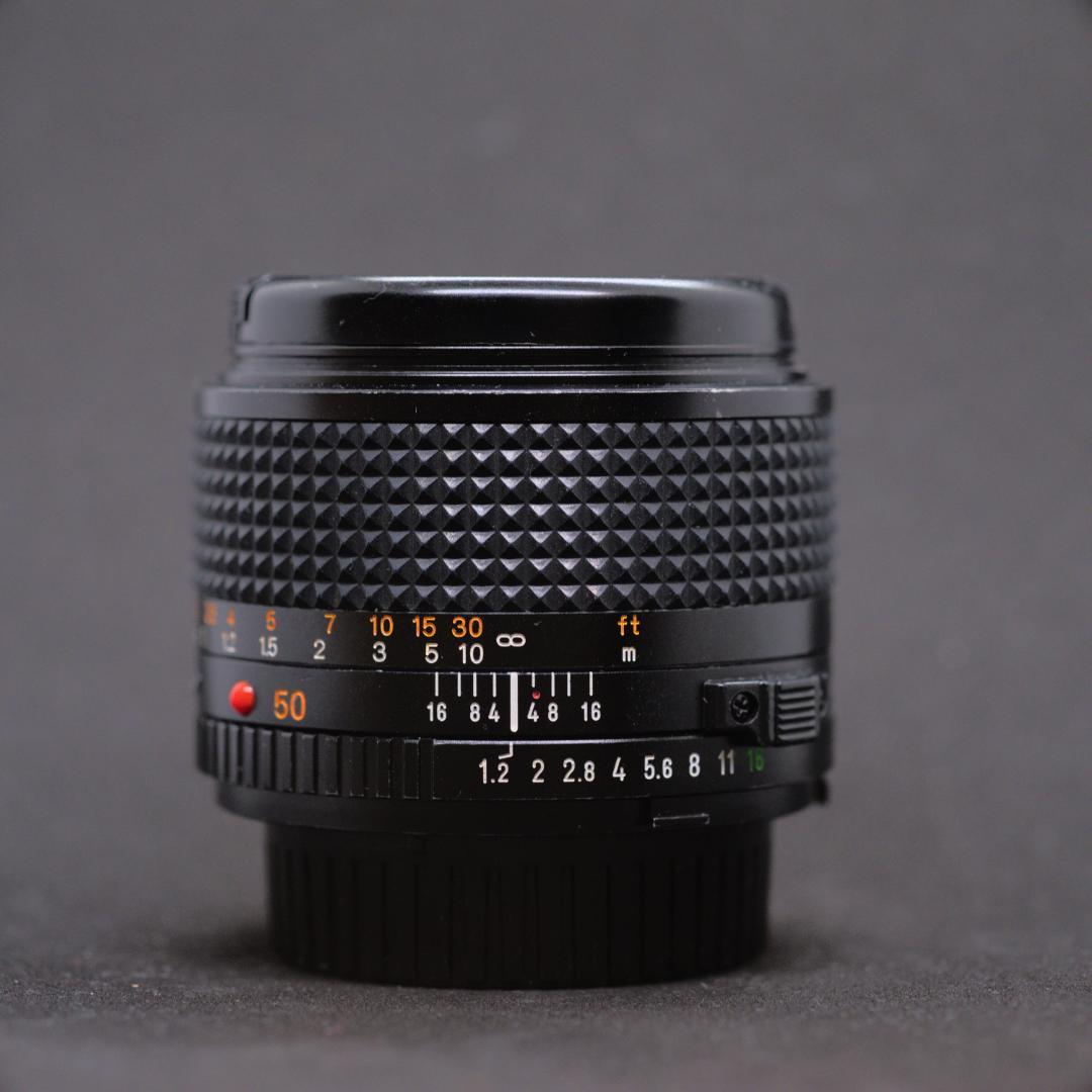 【在庫僅少】 MINOLTA 整備済み (new) 1:1.2(f1.2) 50mm MD レンズ(単焦点)