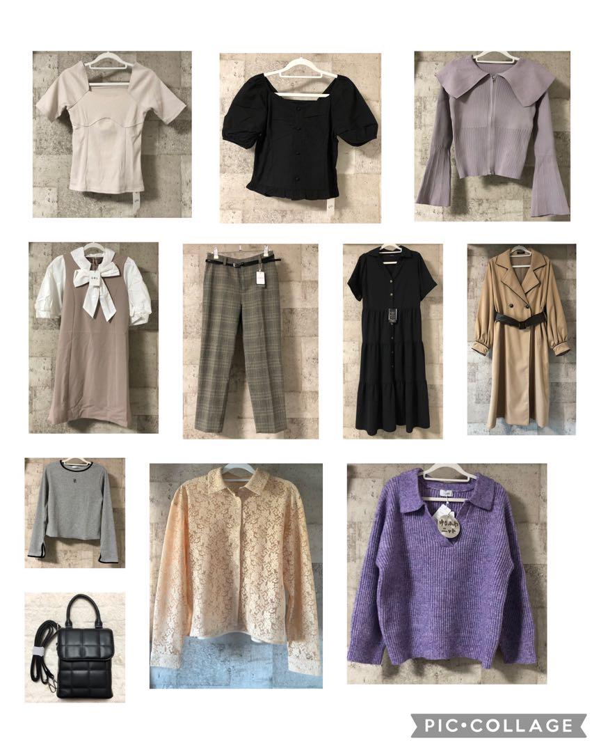 新品多数♡ レディース 服 バッグ まとめ売り(春、夏向け多め)