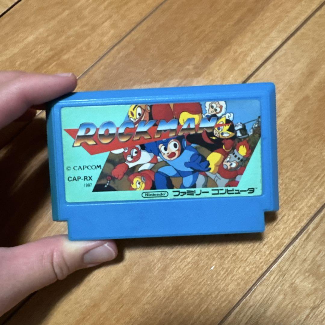 CAPCOM ROCKMAN ファミコンソフト
