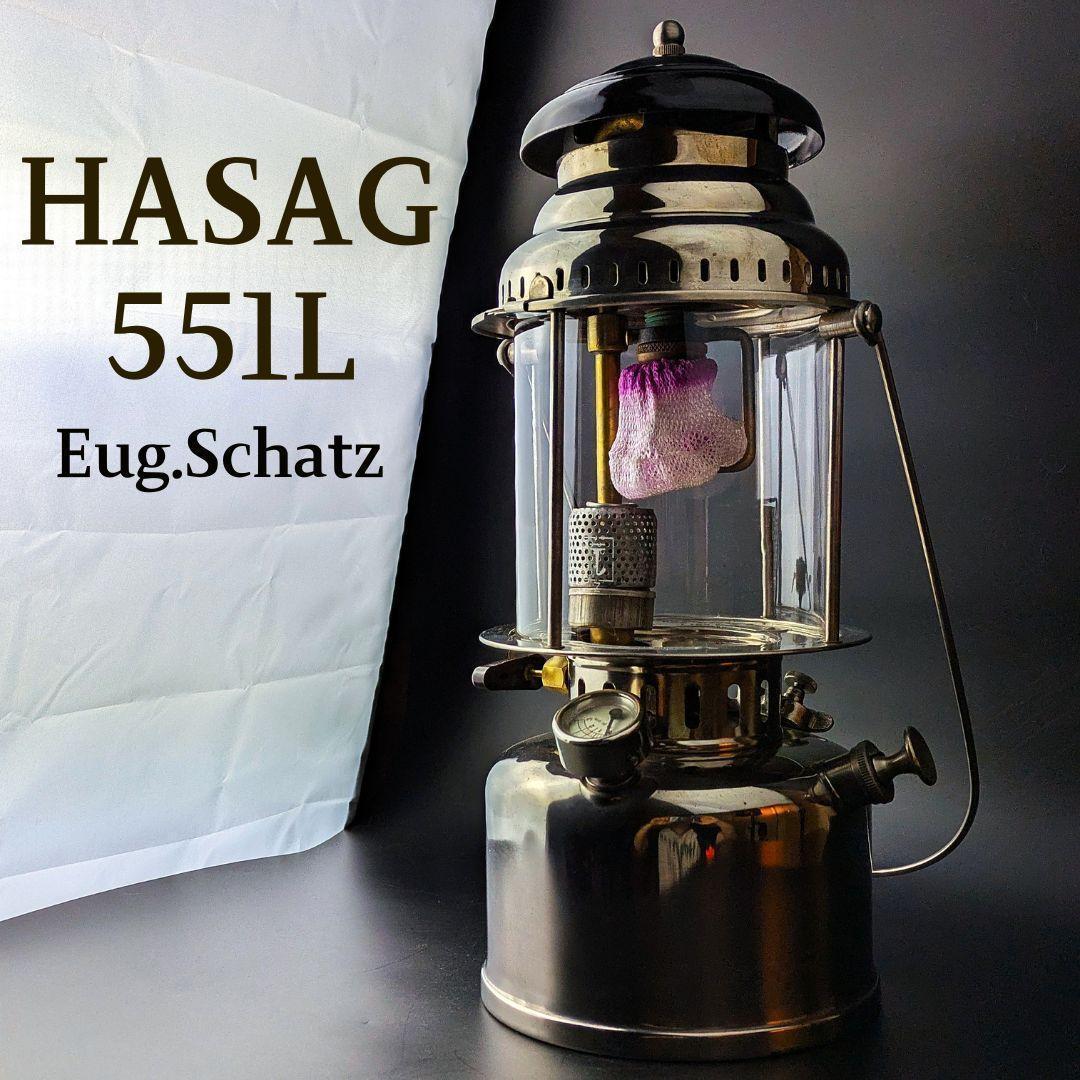 希少スイスHASAG551L加圧ランタン極美品 圧力計 ミリタリー仕様300CP