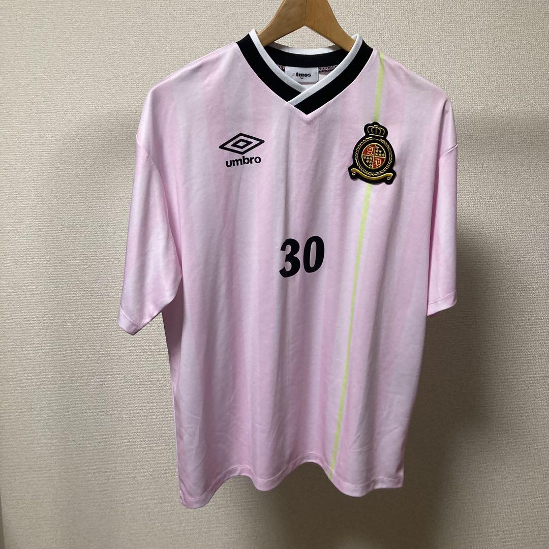 UMBRO×atmos アンブロ×アトモス ピンク サッカーシャツ 24SS