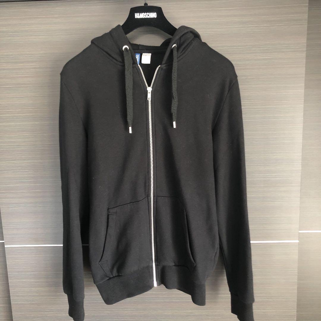 起点 アメリカ あえぎ H M パーカー 黒 Rehatech F Jp