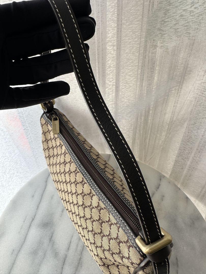 CELINE セリーヌ バッグ ミニバッグ キャンバス生地×レザー