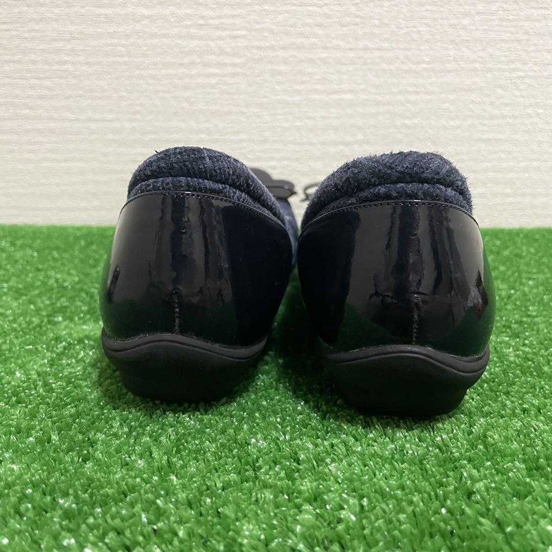 asics pedala ナイロン　エナメル　フラット　パンプス　日本製