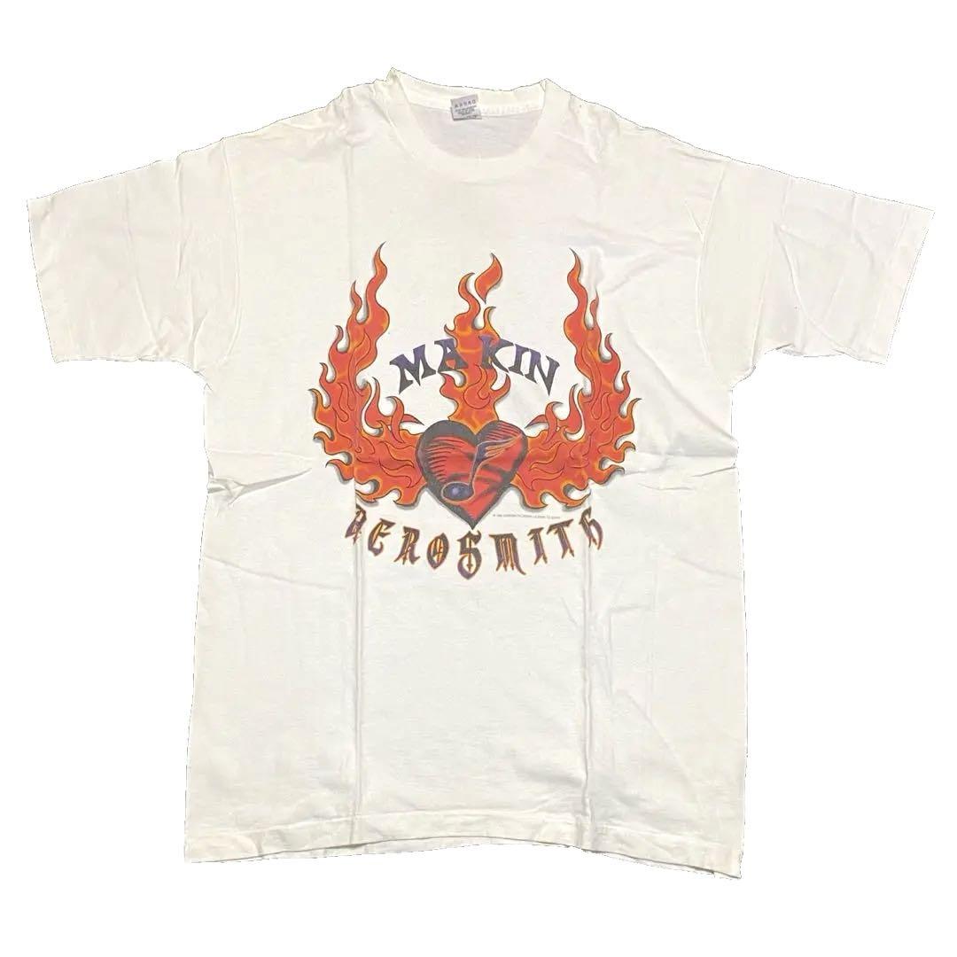 希少 90s USA製 AEROSMITH バンドTシャツ エアロスミス XL
