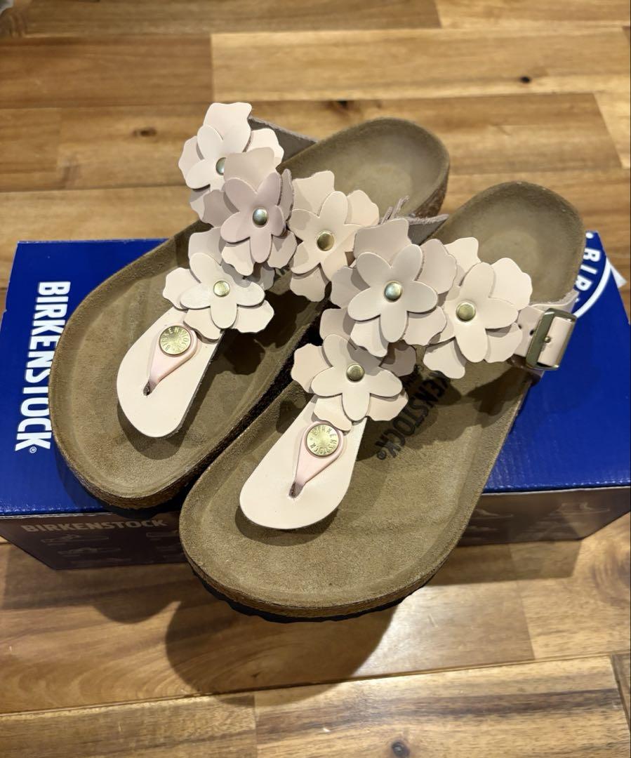 【新品】ユナイテッドアローズ別注 ビルケンシュトック ギゼ ピンク サイズ35 新品】ユナイテッドアローズ別注 ビルケンシュトック ギゼ
