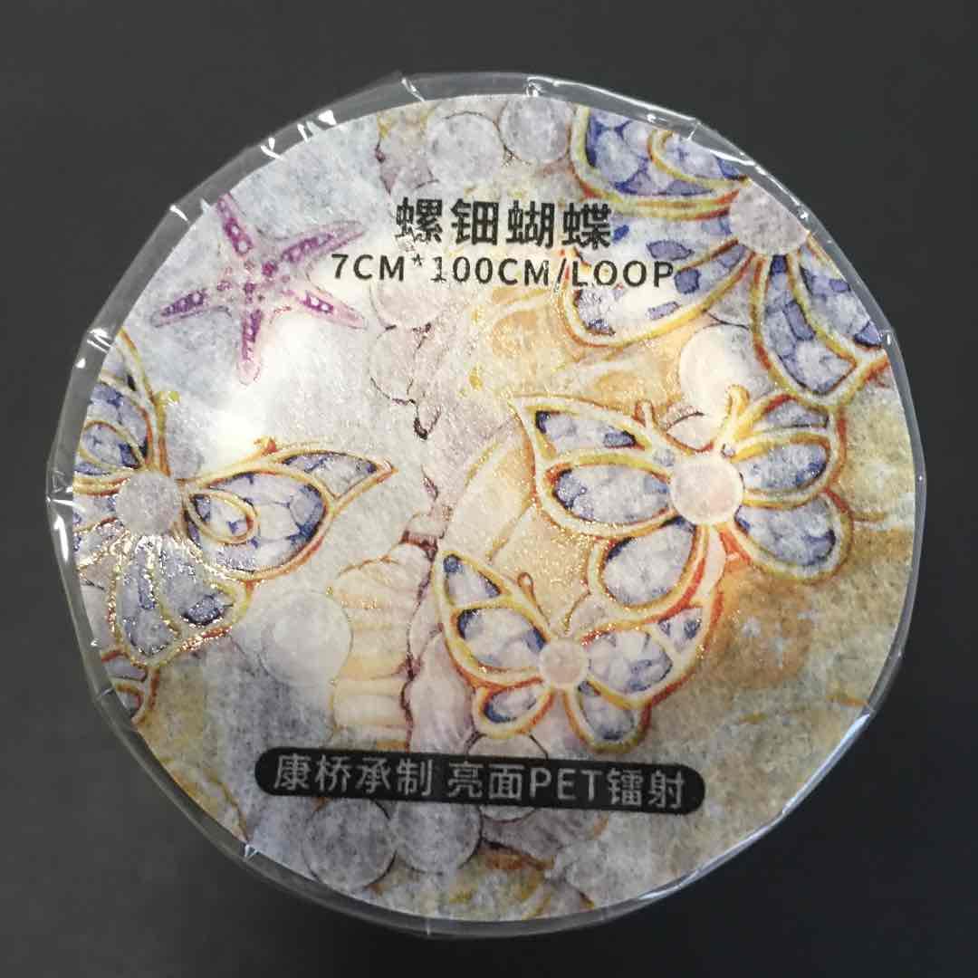 新品 マステ 海外 蝴蝶纷飞 マスキングテープ Plus限定 烫镭射银 彩虹水晶 県内公立高校入試 背景マステ47 テープ/マスキングテープ