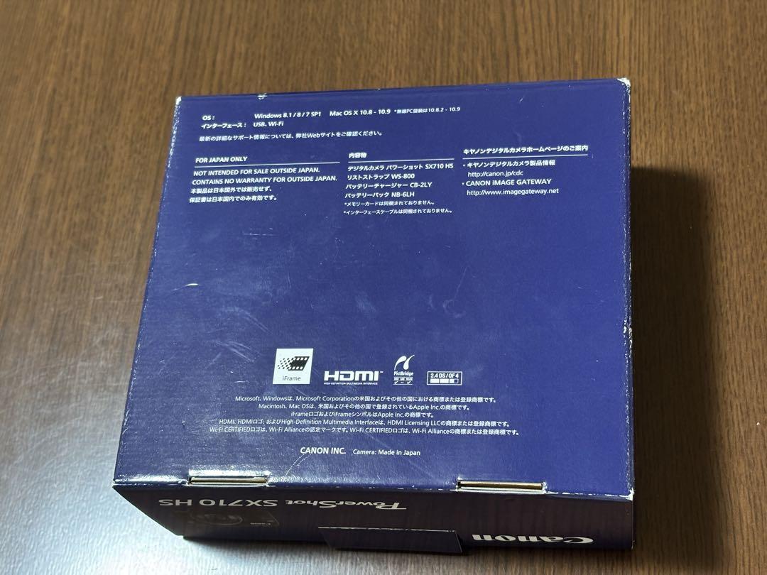 Canon PowerShot SX710 HS レッド 動作確認済み 完品
