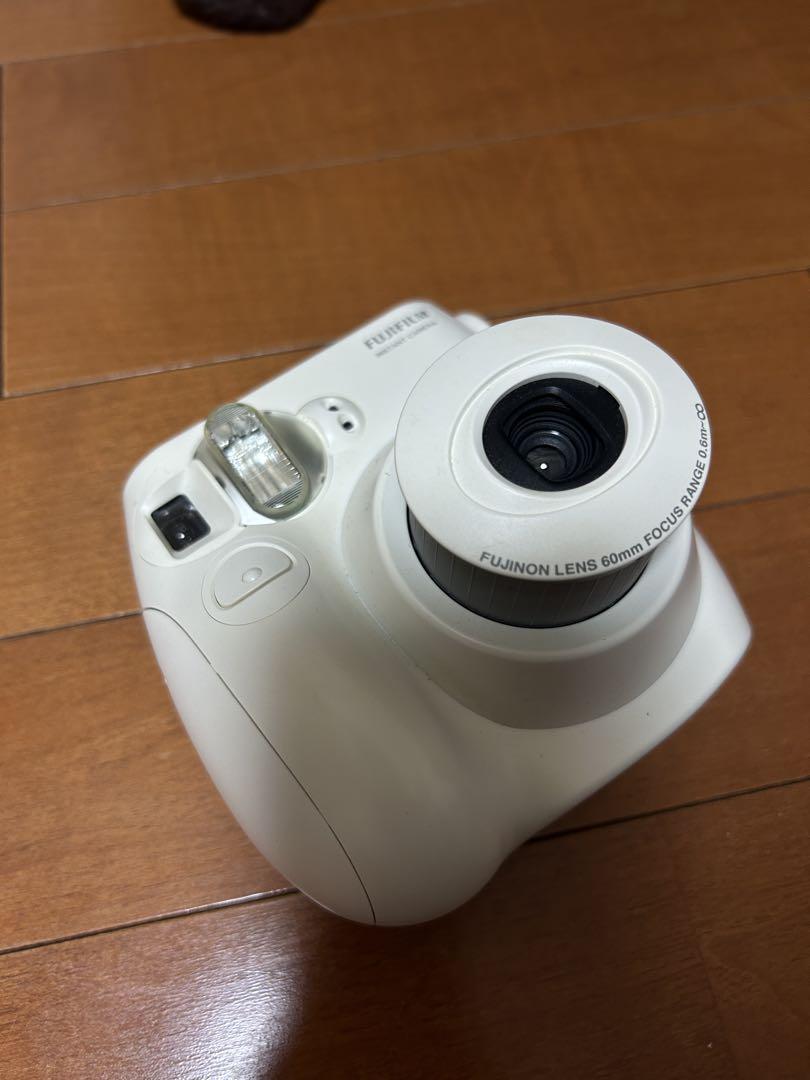 【箱/説明書あり】チェキ Instax Mini 7S ホワイト 富士フイルム