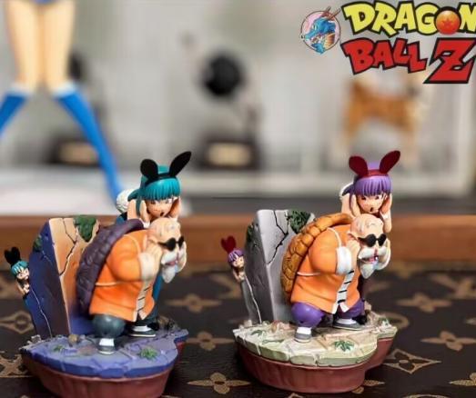 ドラゴンボール　ブルマ　亀仙人　ガレージキット　フィギュア ドラゴンボール ブルマ 亀仙人 ガレージキット フィギュア