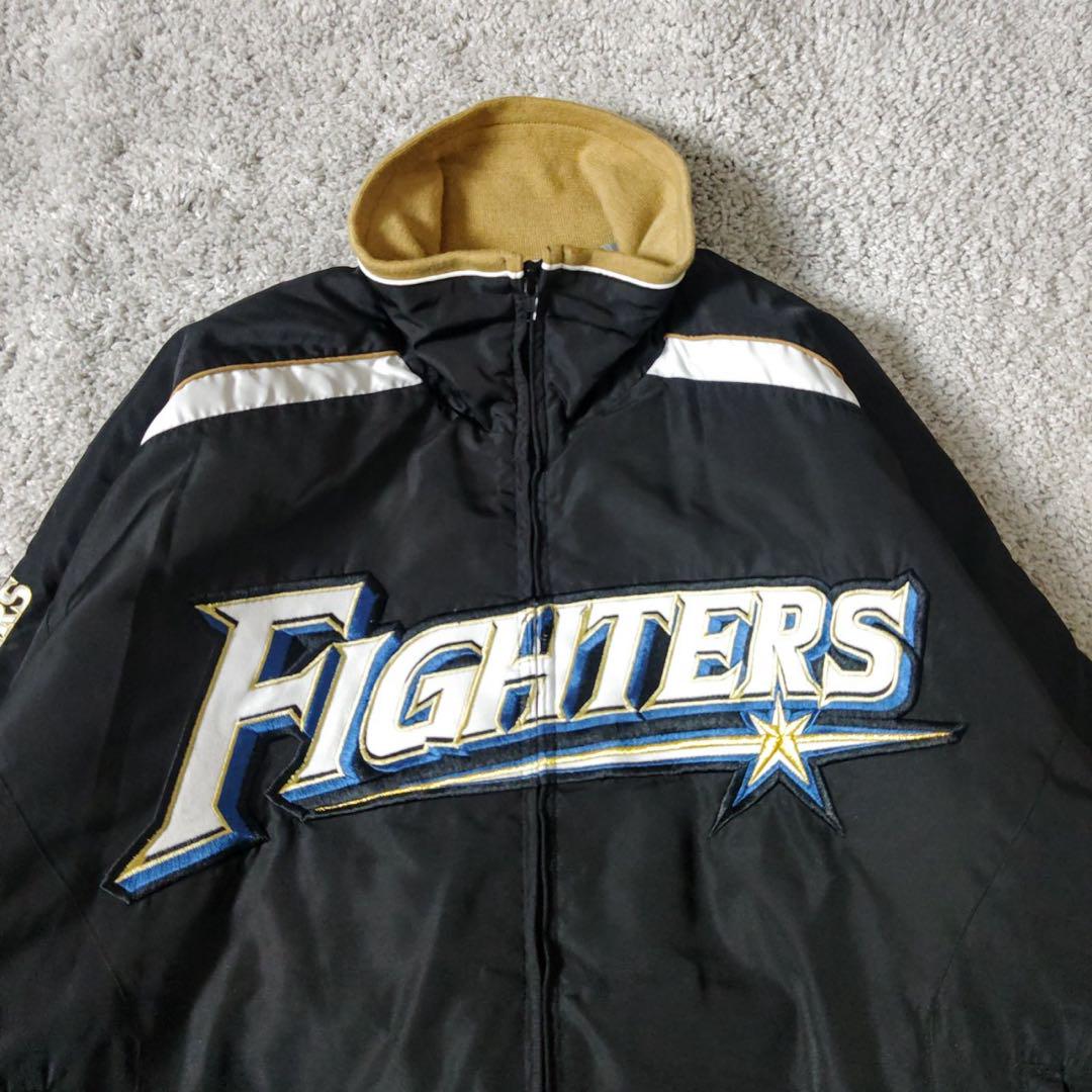 ミズノ　北海道日本ハムファイターズ　スタジアムジャンパー　黒　旧モデル　野球