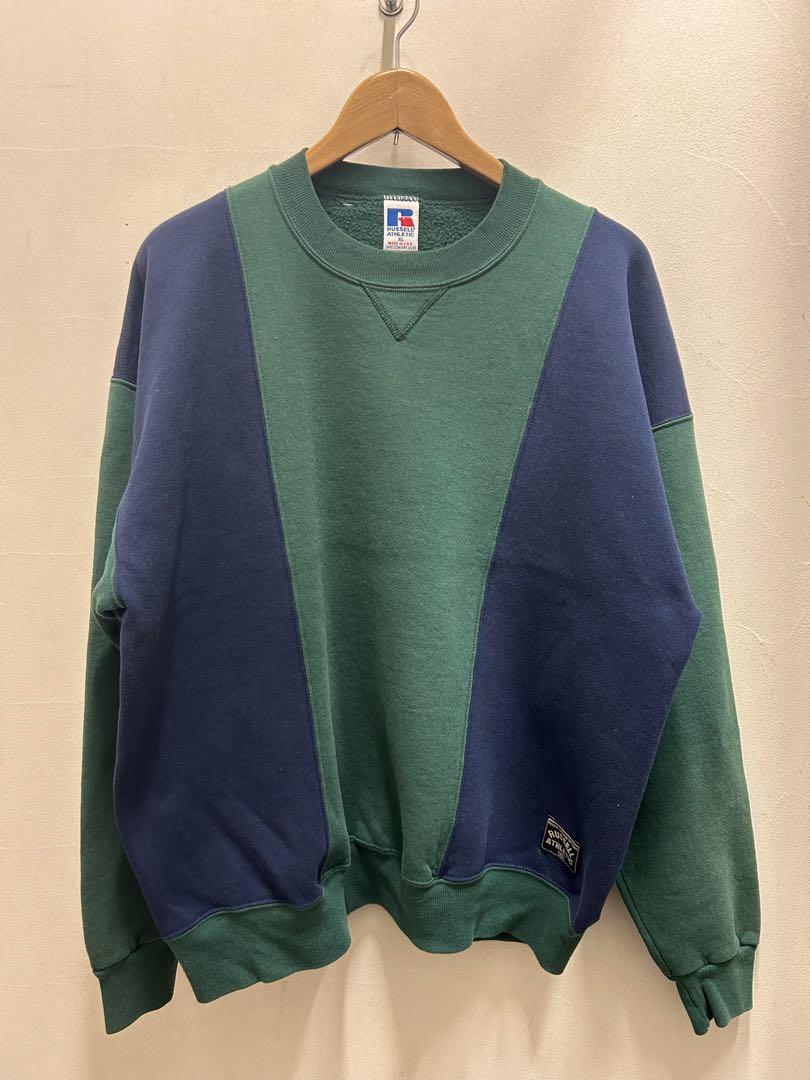 90s USA製　RUSSELL ATHLETIC ツートン　トレーナー