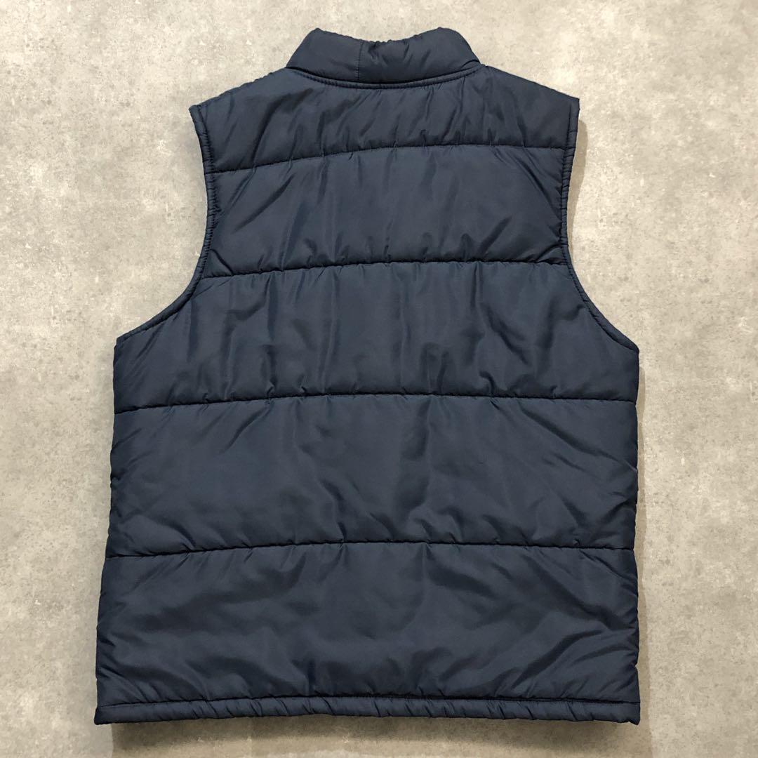 80s US古着 CHAMPION 中綿 ベスト M チャンピオン プラグ
