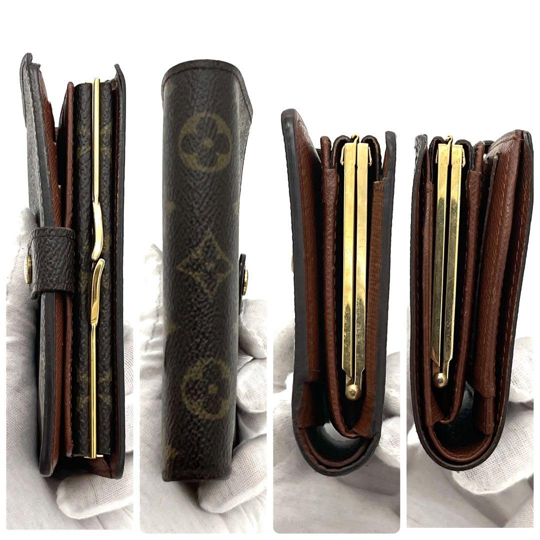 ルイヴィトン がま口財布 ポルトモネビエヴィエノワ モノグラム