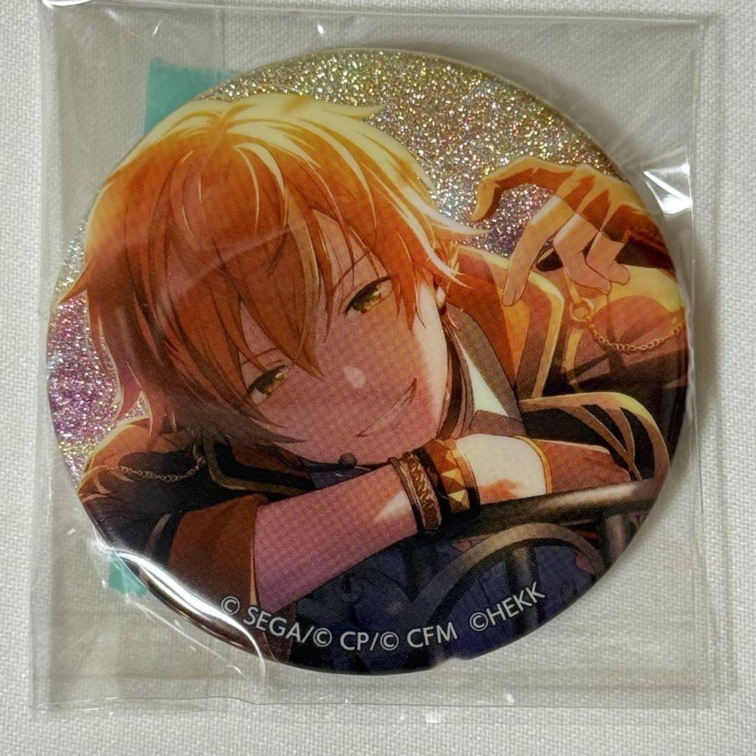 プロセカ あんスタコラボ グリッター缶バッジ 特訓後 東雲彰人