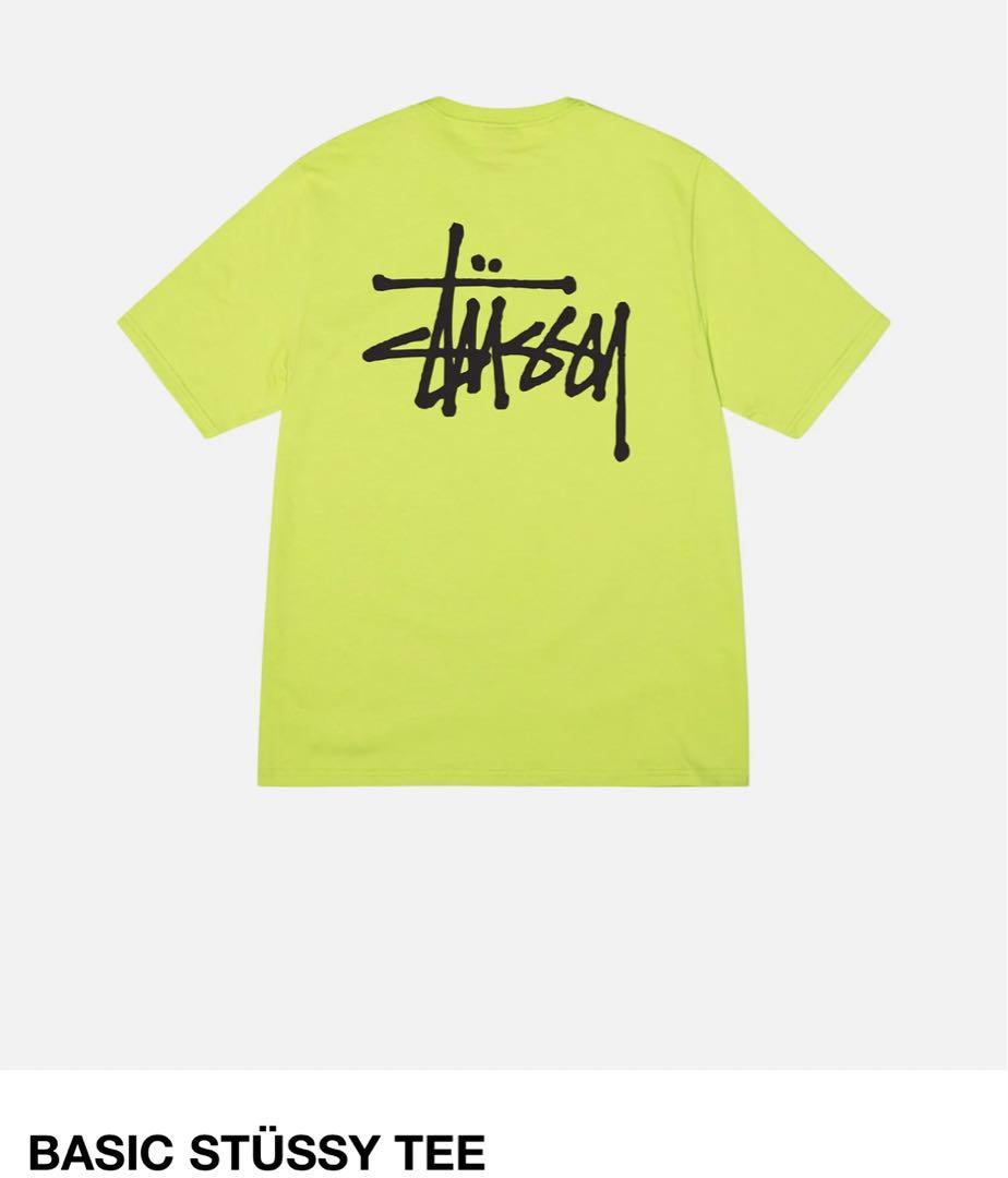 BASIC STÜSSY TEE イエロー