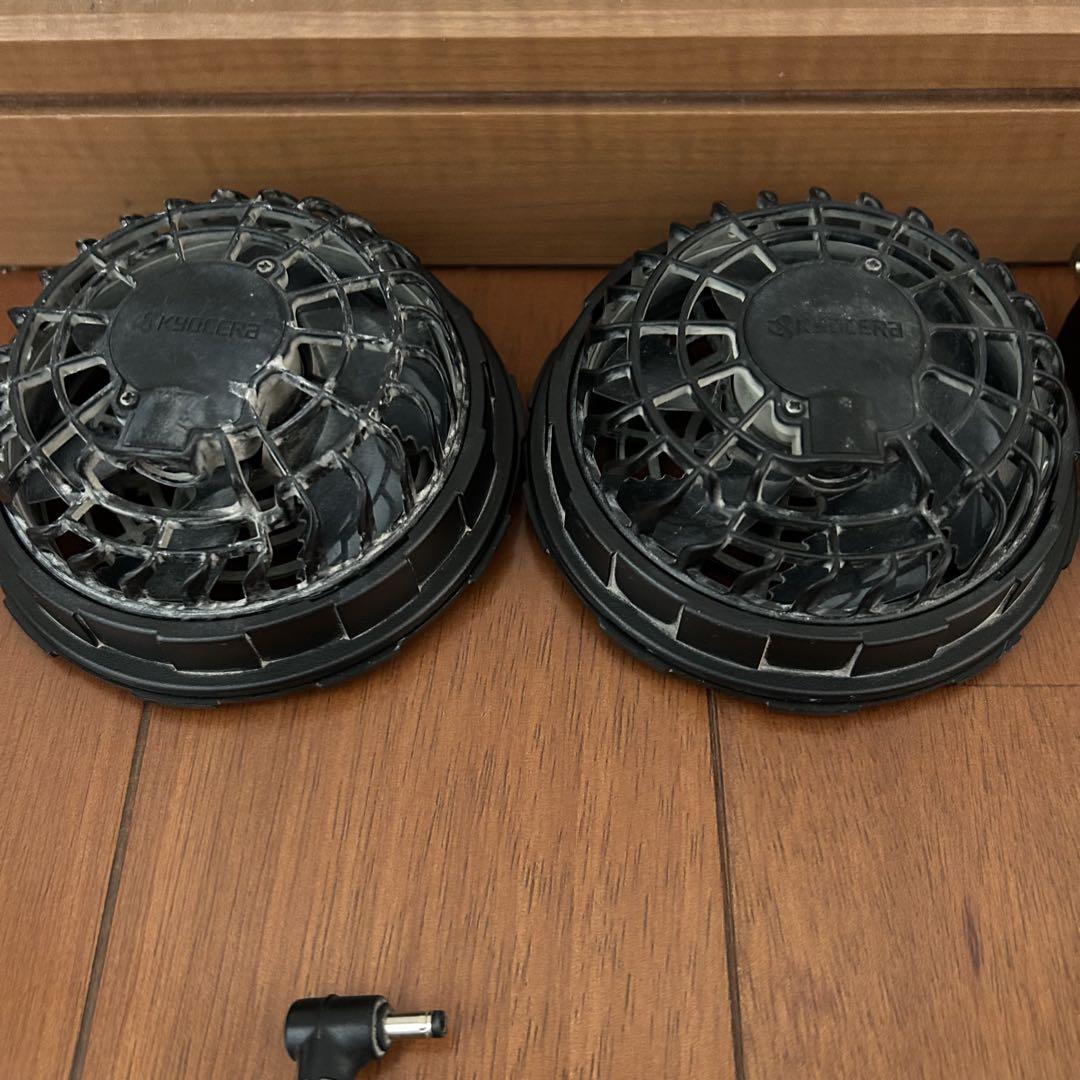 空調服　ファン　バッテリー　バートル　エアークラフト　京セラ12V 熱中症