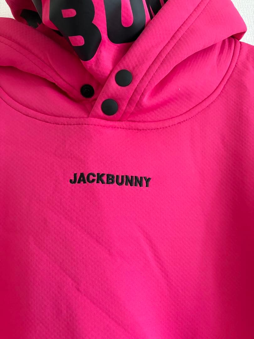 JACKBUNNY フード付きセーター ピンクM Jack Bunny!!