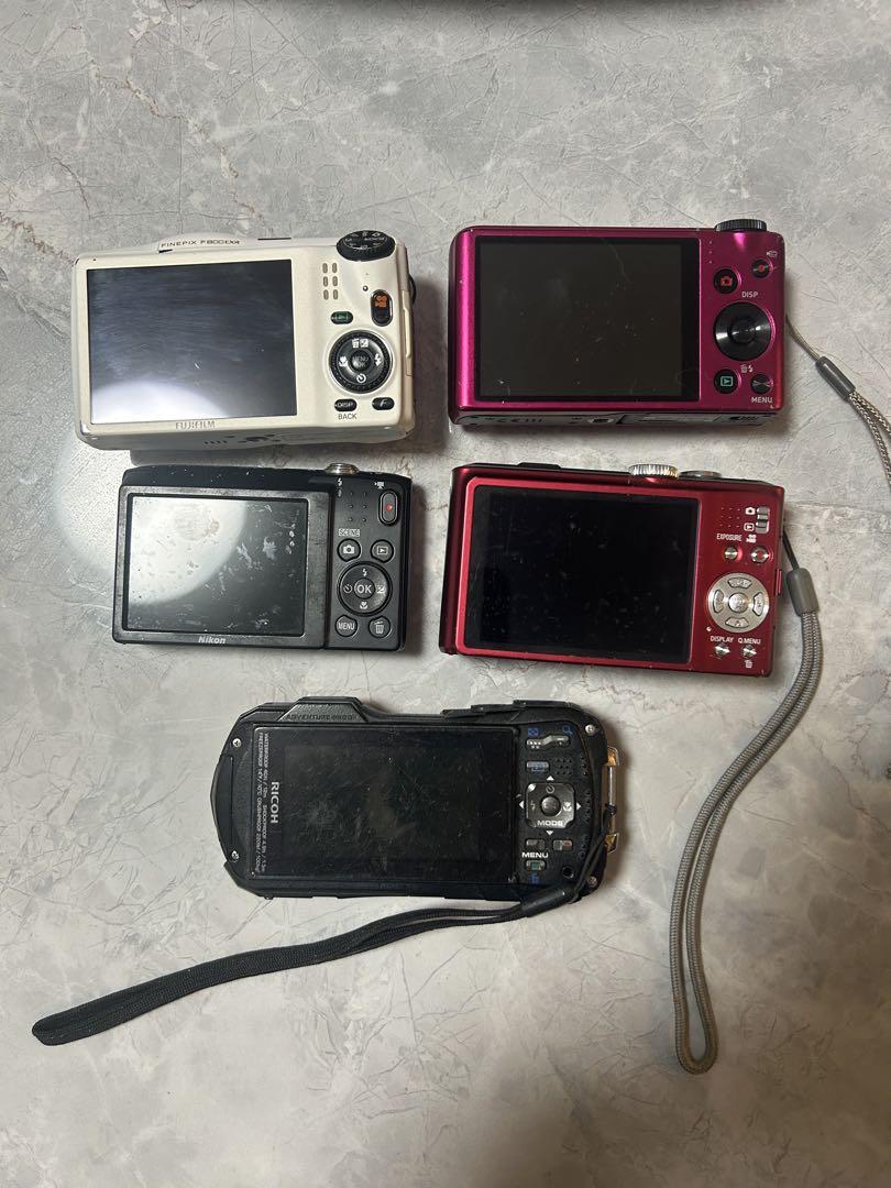 コンパクトデジカメ５台まとめ売り（ジャンク品）