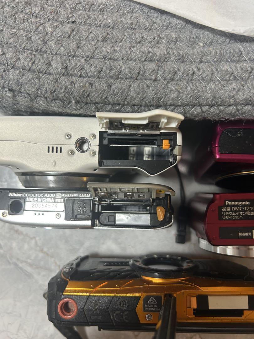 コンパクトデジカメ５台まとめ売り（ジャンク品）