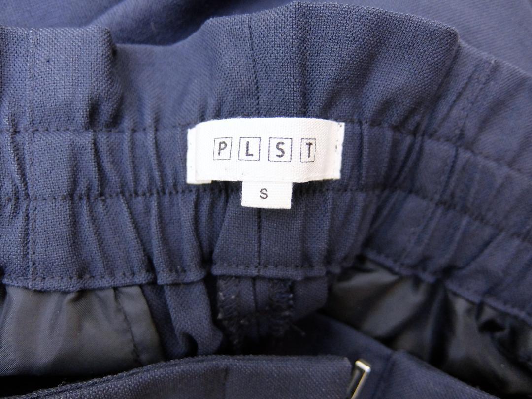 PLST リネンブレンド ネイビー セットアップ 3点セット