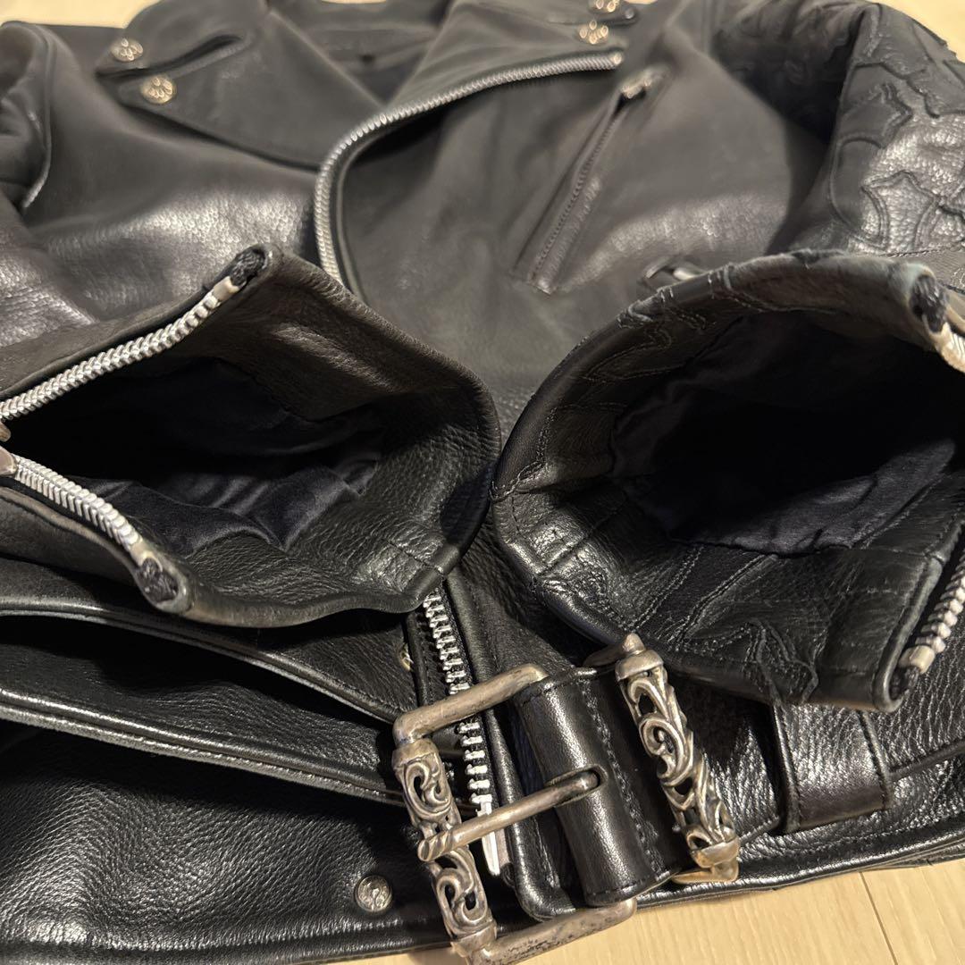 chrome hearts jj dean jaket M インボイス クロス