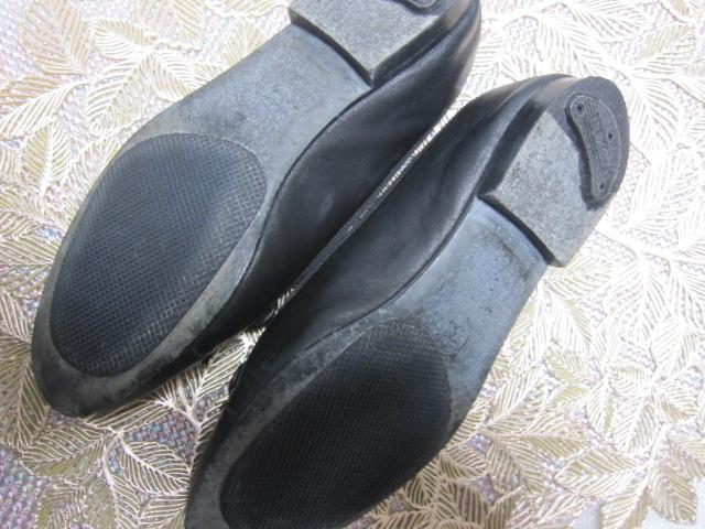 シャネル　CHANEL フラット バレエシューズ 34 1/2 黒 BK