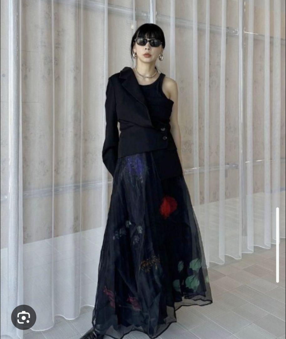 Ameri AMANDA SHEER PLEATS SKIRT - メルカリ