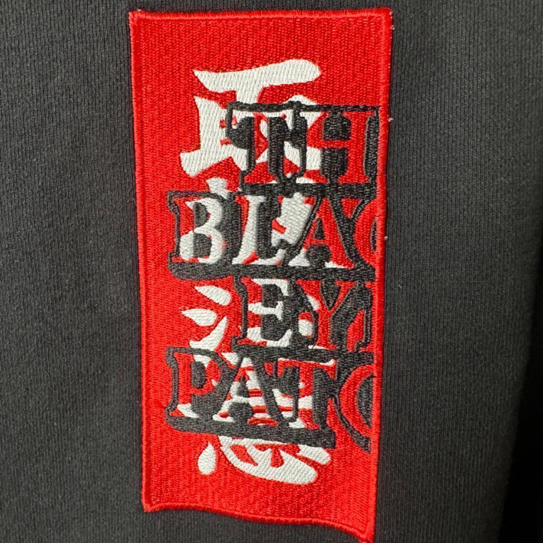 【激レア】ブラックアイパッチ 取扱注意 パーカー XL 黒 ブラック 刺繍 赤 画像5