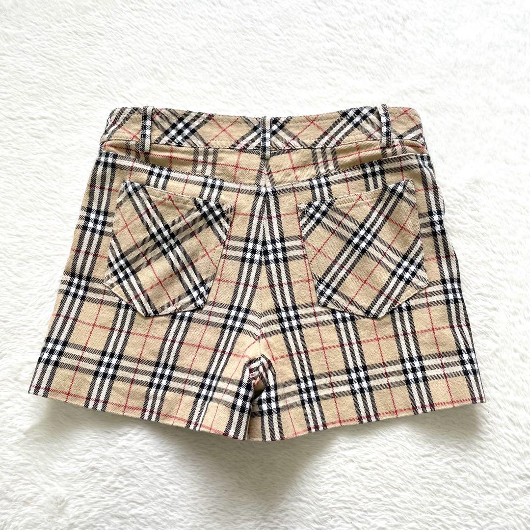BURBERRY バーバリーブルーレーベル ノバチェック ショートパンツ 36